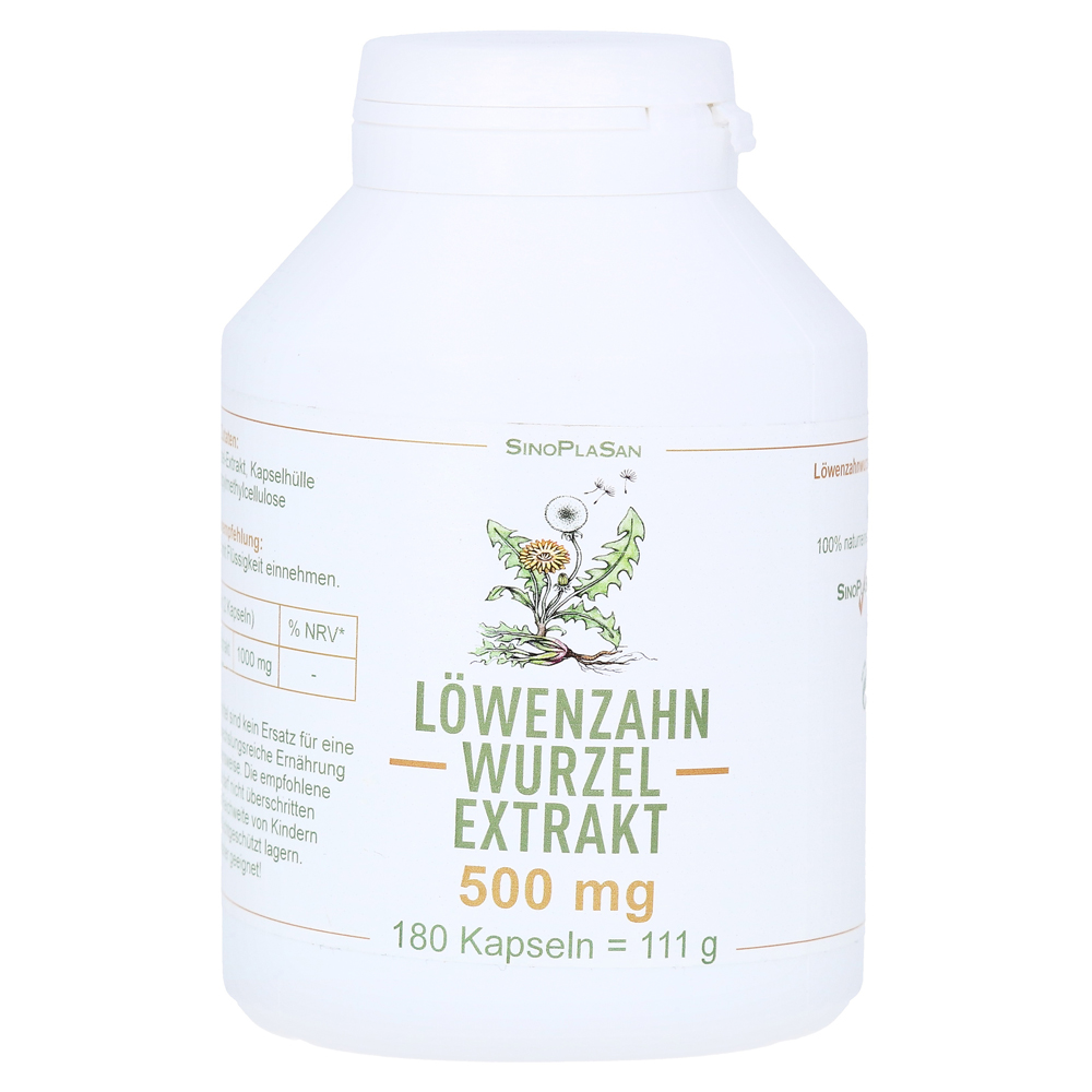 LÖWENZAHNWURZEL-Extrakt 500 mg Mono Kapseln LÖWENZAHNWURZEL-Extrakt 500 mg Mono Kapseln
